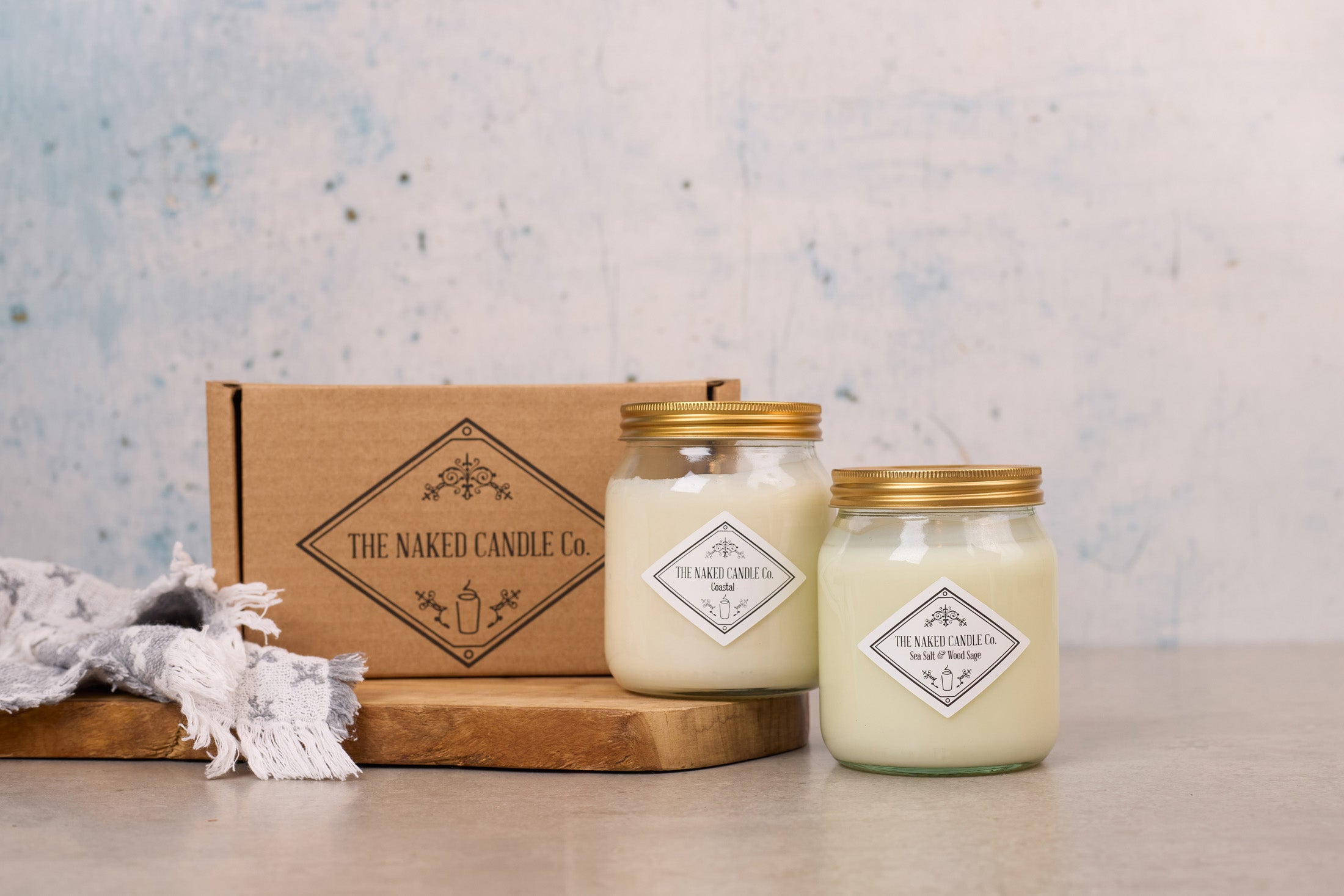 Twin Pack Signature Candles - Coastal with Sea Salt & Wood Sage