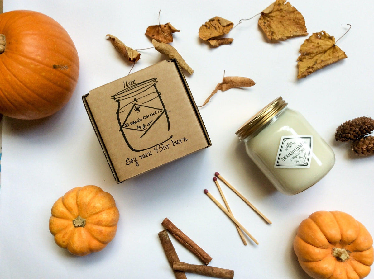 Twin Pack - Pumpkin Spice - Signature Candles - TheNakedCandleCo