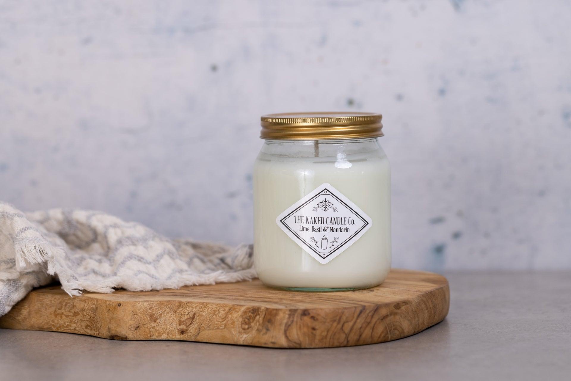 Signature Candle - Lime, Basil & Mandarin - TheNakedCandleCo