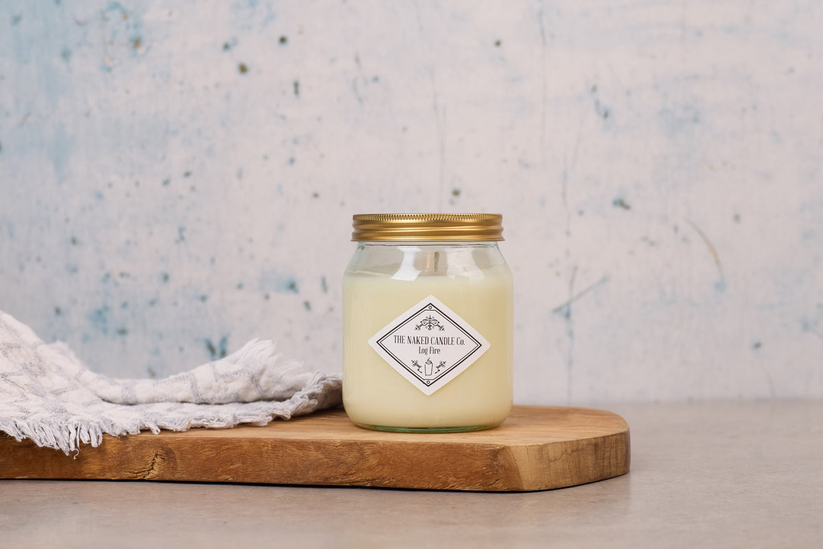 Signature Candle - Log Fire